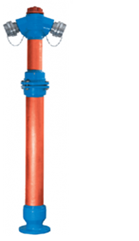 Hidrant SUPRATERAN,constructie retezabila cu 2 racorduri tip B DN 80/1,85m. Poza 3813
