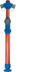 Hidrant SUPRATERAN,constructie retezabila cu 2 racorduri tip B  si un racord tip A DN 100/1,85m. Poza 3838